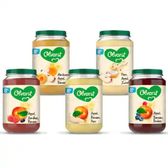 Jumbo Olvarit fruitpotjes 8+ maanden pakket aanbieding