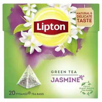 Jumbo Lipton groene thee jasmine 20 stuks aanbieding