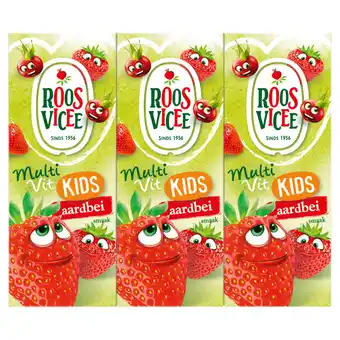 Jumbo Roosvicee multivit kids aardbei 200ml aanbieding