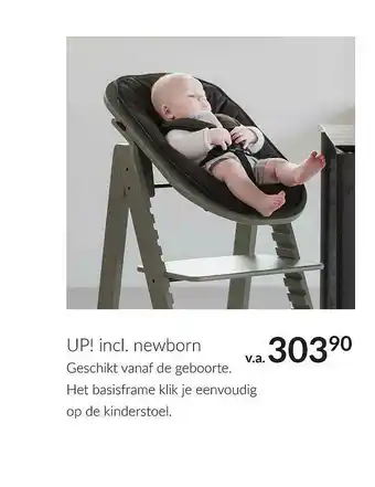 Babypark Up! incl. newborn kinderstoel aanbieding