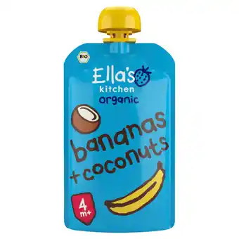 Jumbo Ella's kitchen bananen + kokos 4+ bio 120g aanbieding