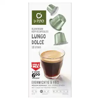 Jumbo La place koffiecups lungo dolce 10 stuks aanbieding