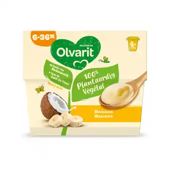 Jumbo Olvarit plantaardig dessert banaan 6+ maanden 95g aanbieding