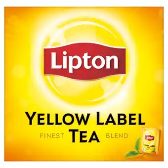 Jumbo Lipton yellow label 100 stuks aanbieding