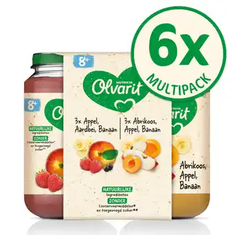 Jumbo Olvarit bulkverpakking fruit 8 mnd 8+ maanden 200g aanbieding