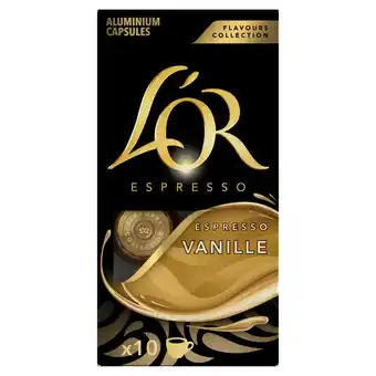 Jumbo L'or espresso vanille smaak 10 capsules 52g aanbieding