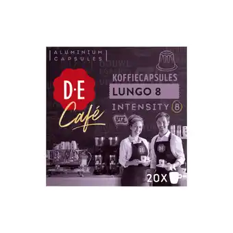 Jumbo Douwe egberts d.e café lungo 8 koffiecups 20 stuks aanbieding