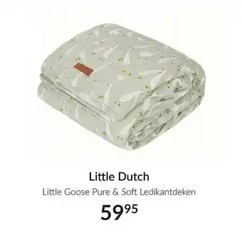 Babypark Little dutch little goose pure & soft ledikantdeken aanbieding