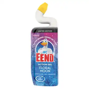 Jumbo Wc-eend toiletreiniger action gel floral moon 750ml aanbieding