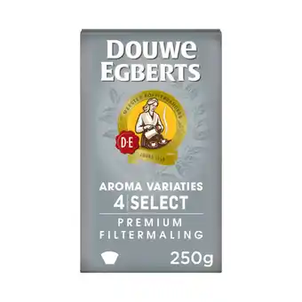 Jumbo Douwe egberts select (4) filterkoffie 250g aanbieding