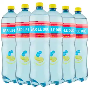 Jumbo Bar-le-duc natuurlijk mineraalwater bruisend met citroen smaak 6 x 1, 5l aanbieding