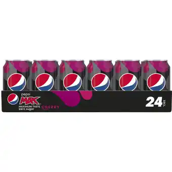 Jumbo Pepsi cola max cherry blik 24 x 0,33l aanbieding