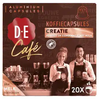 Jumbo Douwe egberts d.e café creatie 7 koffiecups 20 stuks aanbieding