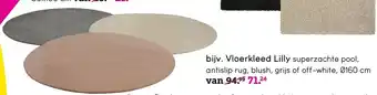 Leen Bakker bijv. Vloerkleed Lilly 160 cm aanbieding