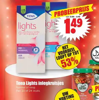 Dirk Tena Lights inlegkruisjes pak 20 of 24 stuks aanbieding