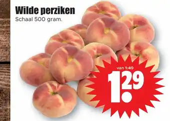 Dirk Wilde perziken Schaal 500 gram aanbieding