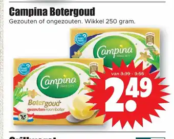 Dirk Campina Botergoud 250 gram aanbieding