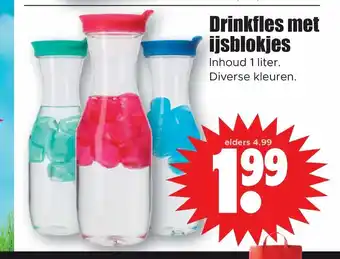 Dirk Drinkfles met ijsblokjes aanbieding