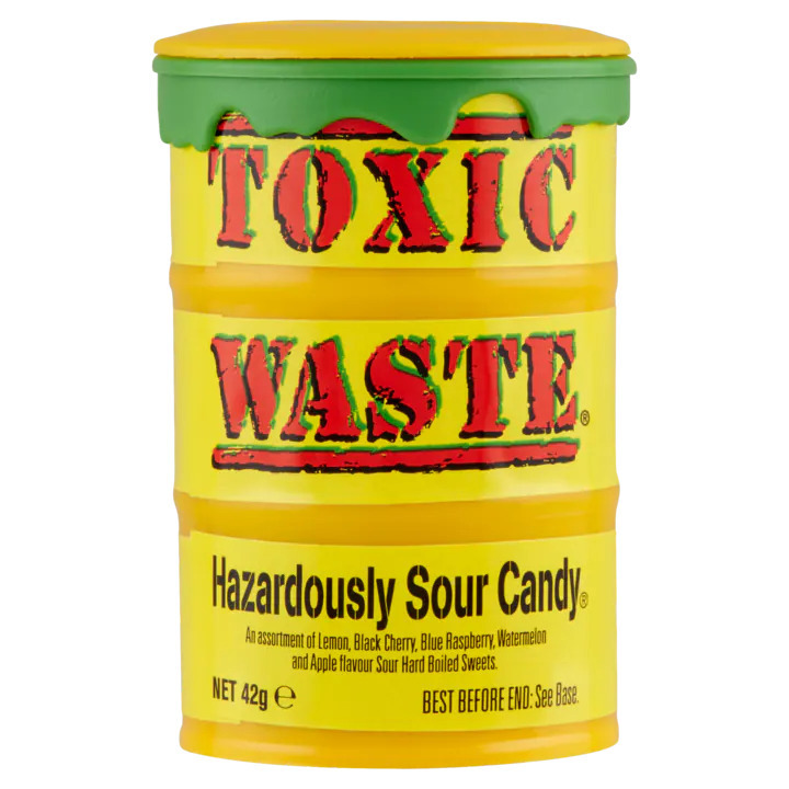 Toxic waste hazardously sour candy 42g aanbieding bij Jumbo