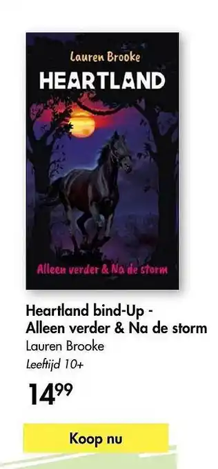 The Read Shop Heartland Bind-Up - Alleen Verder & Na De Storm - Lauren Brooke aanbieding