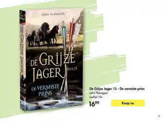 The Read Shop De Grijze Jager 15 - De Vermister Prins - John Flanagan aanbieding