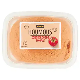 Jumbo Jumbo houmous zongedroogde tomaat 200g aanbieding