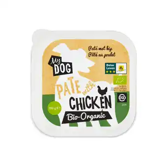 Jumbo My dog bio paté met kip 150g aanbieding