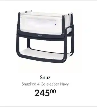 Babypark Snuz SnuzPod 4 Co-sleeper Navy aanbieding