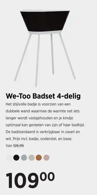 Babypark We-Too Badset 4-delig aanbieding