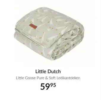 Babypark Little Dutch Little Goose Pure & Soft Ledikantdeken aanbieding