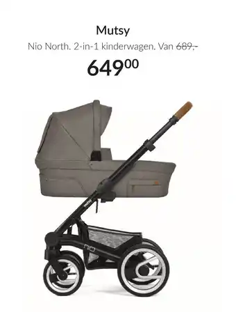 Babypark Mutsy Nio North. 2-in-1 kinderwagen aanbieding