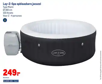 Makro Lay-z-spa opblaasbare jacuzzi aanbieding