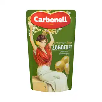 Jumbo Carbonell groene olijven 180g aanbieding