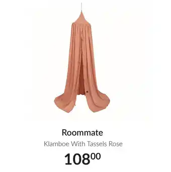 Babypark Roommate Klamboe With Tassels Rose aanbieding