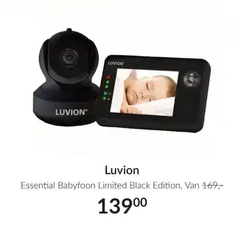 Babypark Luvion Essential Babyfoon Limited Black Edition aanbieding