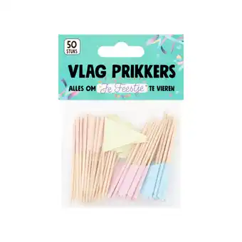 Jumbo Vlag prikkers 50 stuks aanbieding