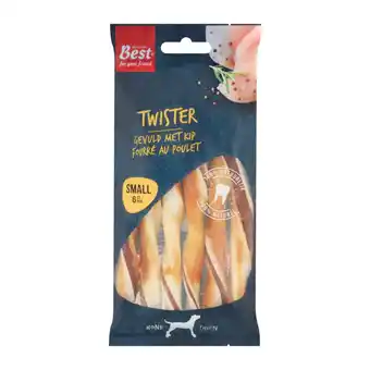 Jumbo Best for your friend twister gevuld met kip small 6 stuks 90g aanbieding