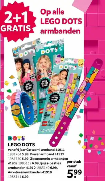 Intertoys LEGO DOTS Armbanden aanbieding