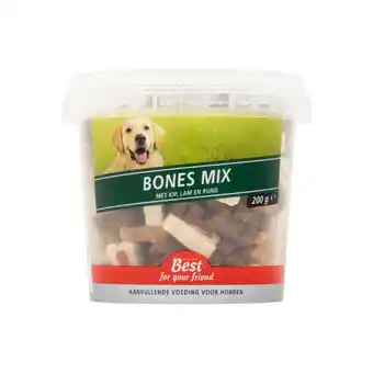 Jumbo Best for your friend bones mix met kip, lam en rund 200g aanbieding