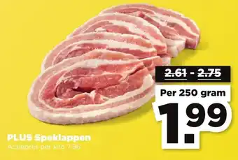 PLUS Speklappen 250 gram aanbieding