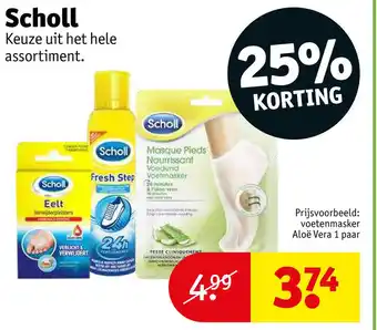 Kruidvat Scholl aanbieding