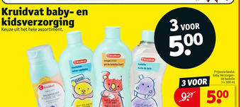 Kruidvat Kruidvat baby- en kidsverzorging aanbieding