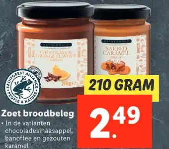 Lidl Zoet broodbeleg aanbieding