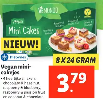 Lidl Vegan mini- cakejes aanbieding