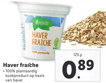 Lidl Haver fraiche aanbieding