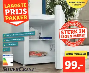 Lidl Mini-vriezer aanbieding