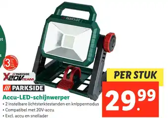 Lidl Accu-led-schijnwerper aanbieding