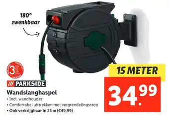 Lidl Wandslanghaspel aanbieding