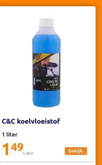 Action C&c koelvloeistof 0 aanbieding