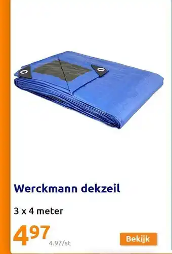 Action Werckmann dekzeil aanbieding